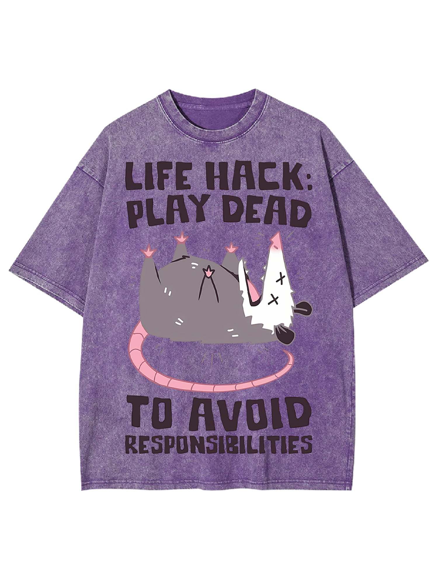 Life Hack Washed Tshirt