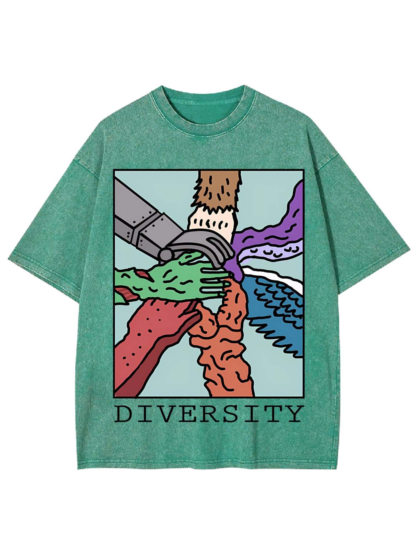 DIVERSITY WASHED TSHIRT