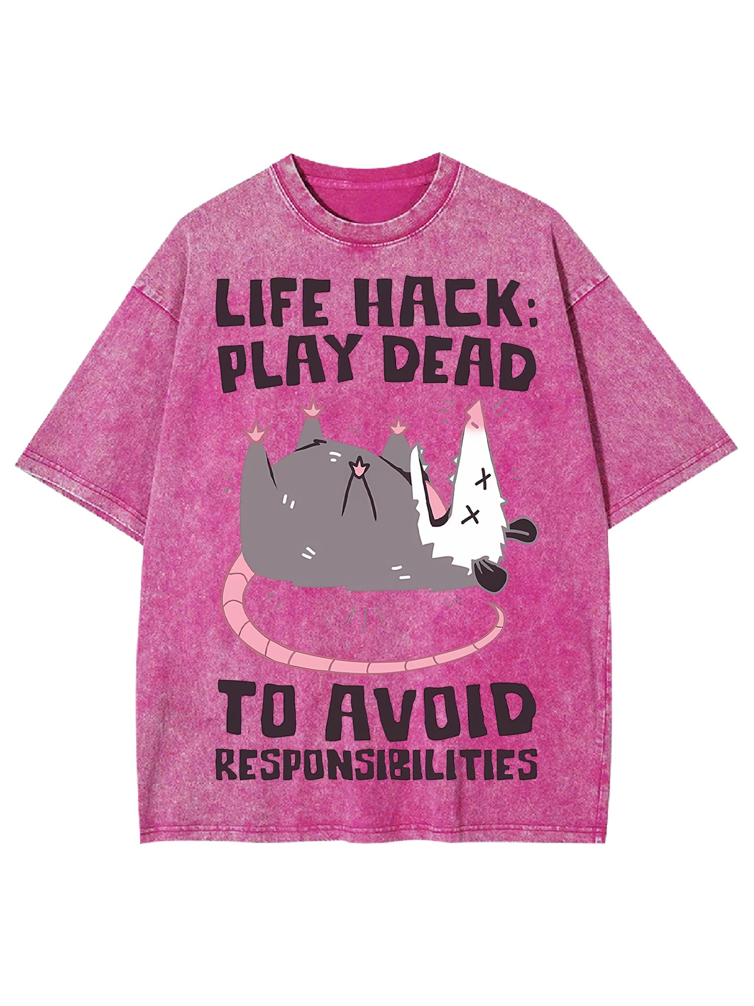 Life Hack Washed Tshirt