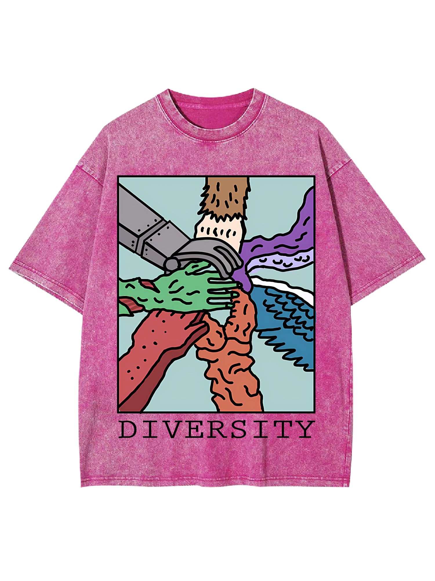 DIVERSITY WASHED TSHIRT