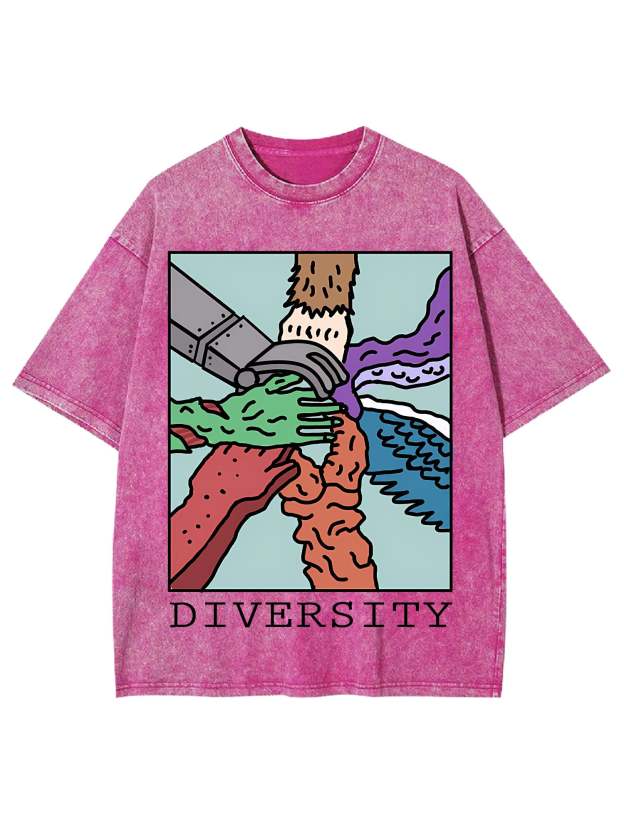 DIVERSITY WASHED TSHIRT