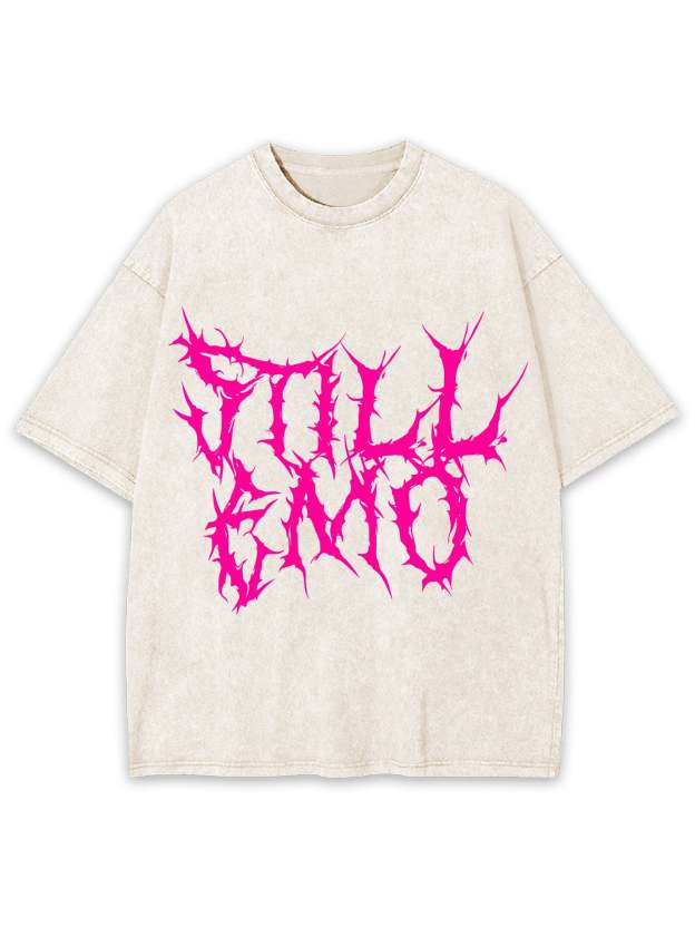 Still Emo Washed Tshirt
