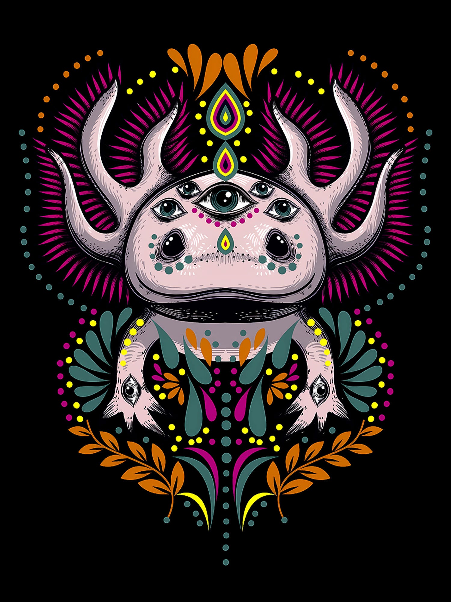 Axolotl Washed Tshirt