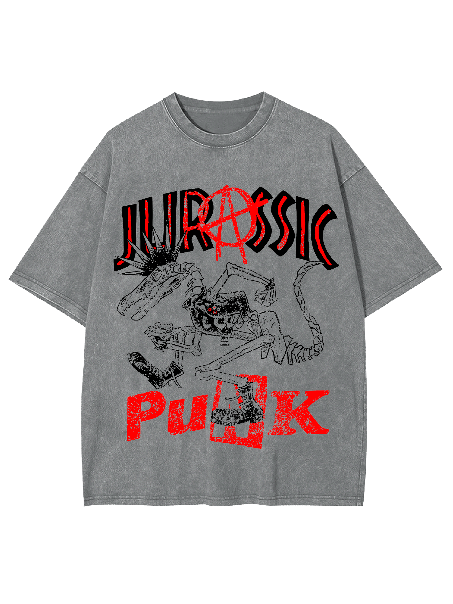 Jurassic Punk Washed Tshirt