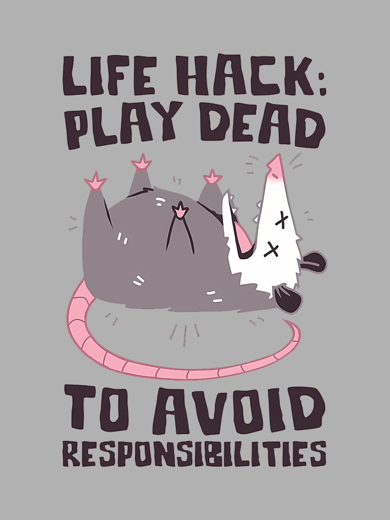 Life Hack Washed Tshirt