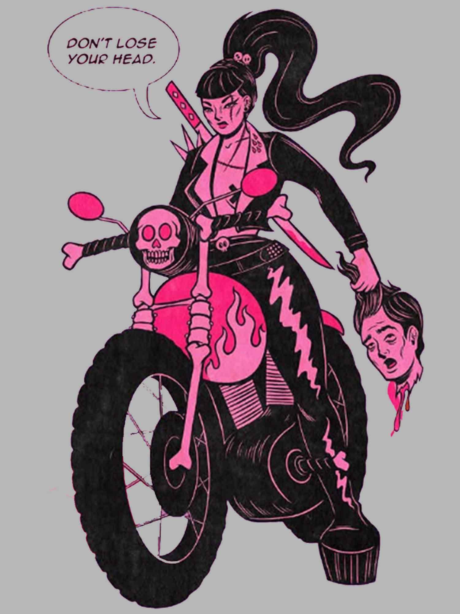 Don't Lose Your Head Washed Tshirt