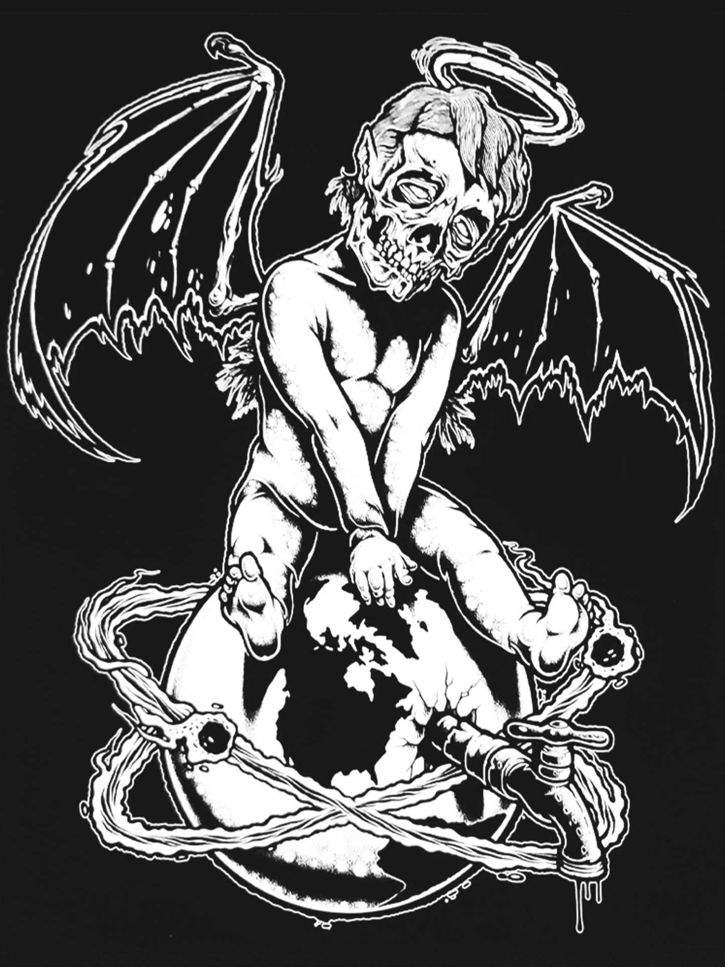 Angel Of Death Washed Tshirt