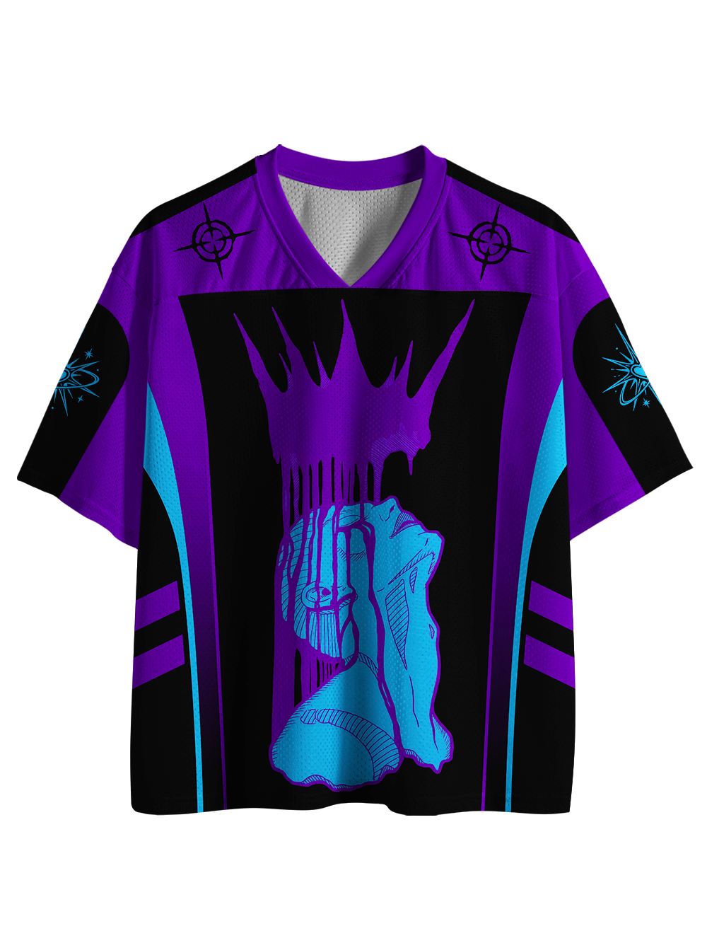BLEEDING CROWN MESH JERSEY