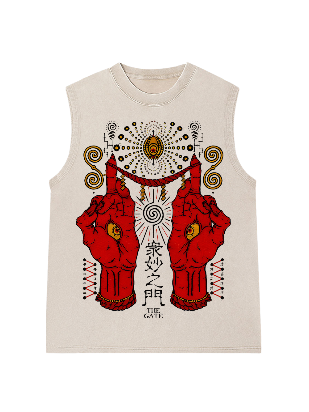 THE MYSTICAL GATE WASHED TANK TOP