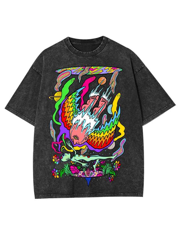 SPIRITUAL REALMS WASHED TSHIRT