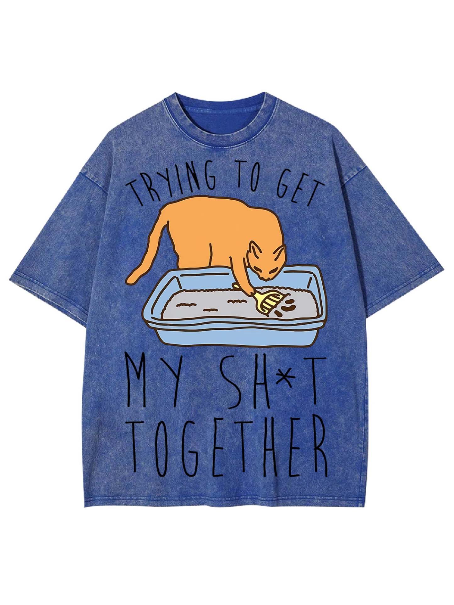 Get My Shit Together Washed Tshirt-ClassyOutlaw Sale