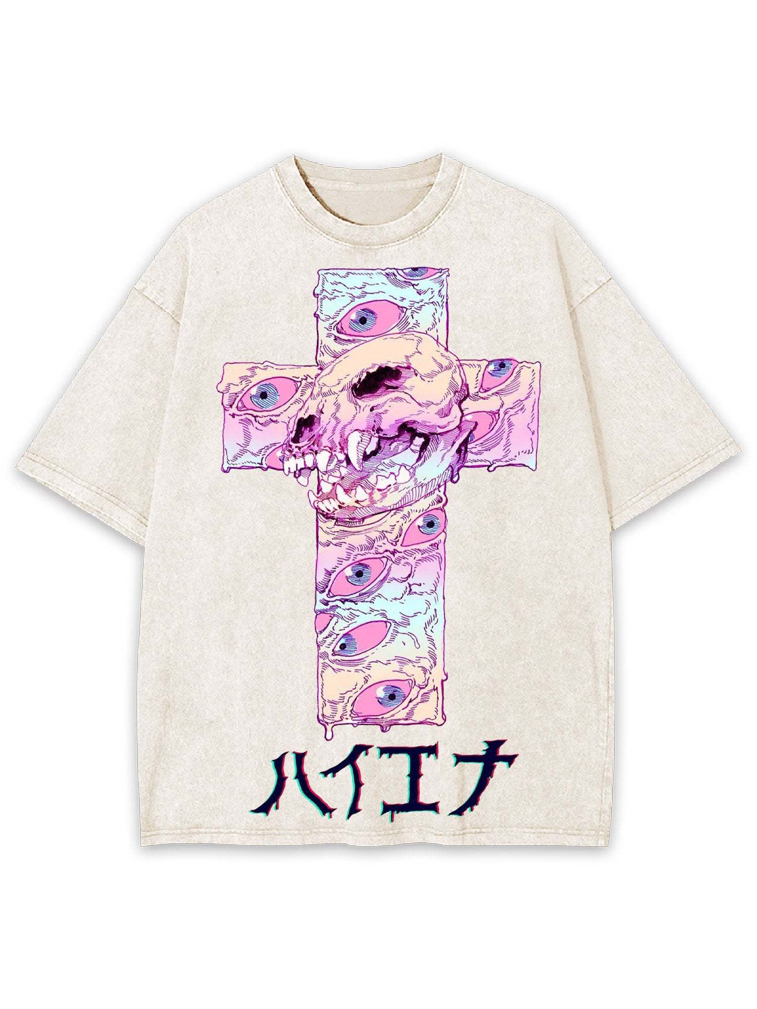 Hyena Washed Tshirt-ClassyOutlaw Sale