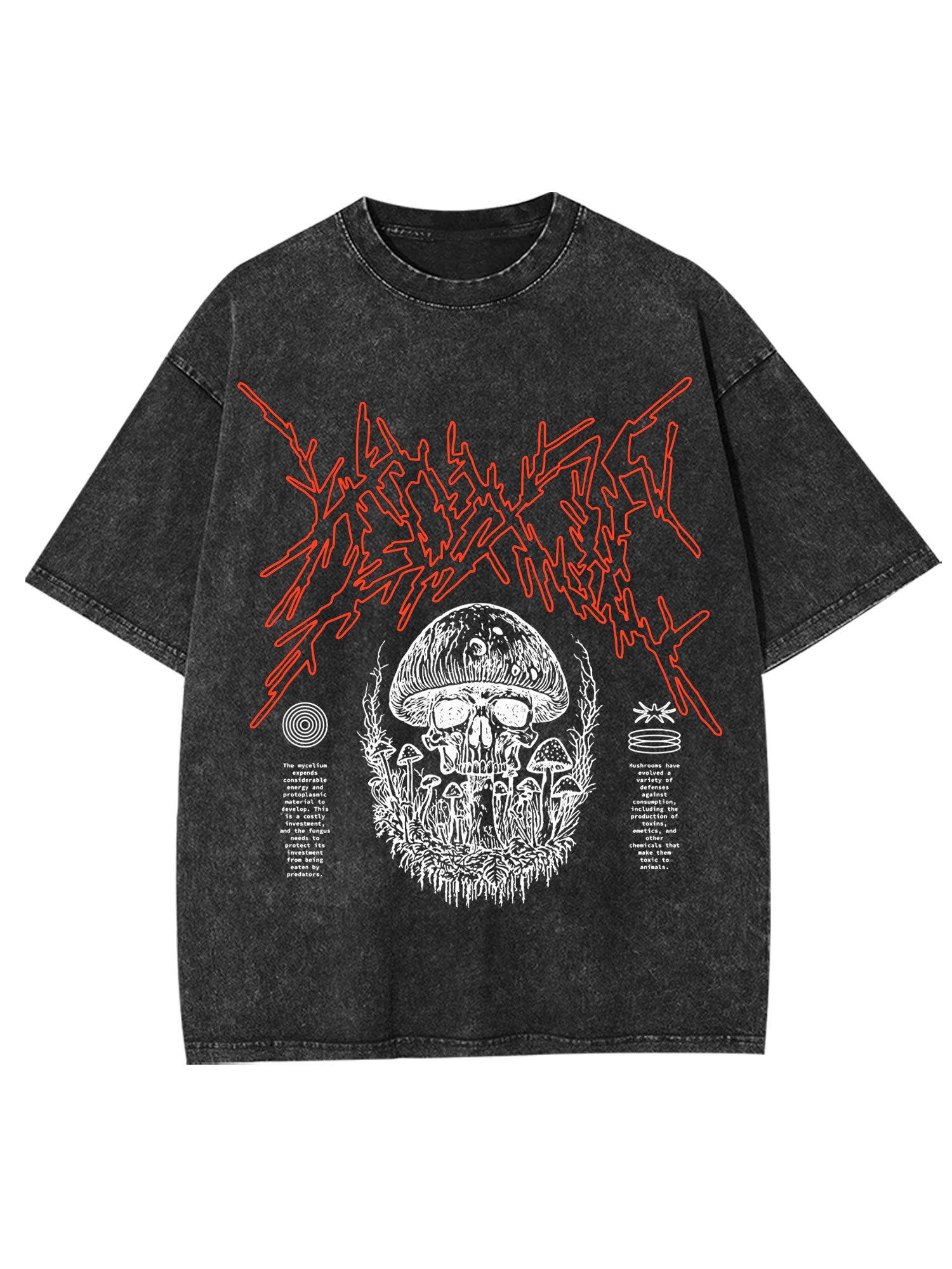 Toxic Mushroom Washed Tshirt