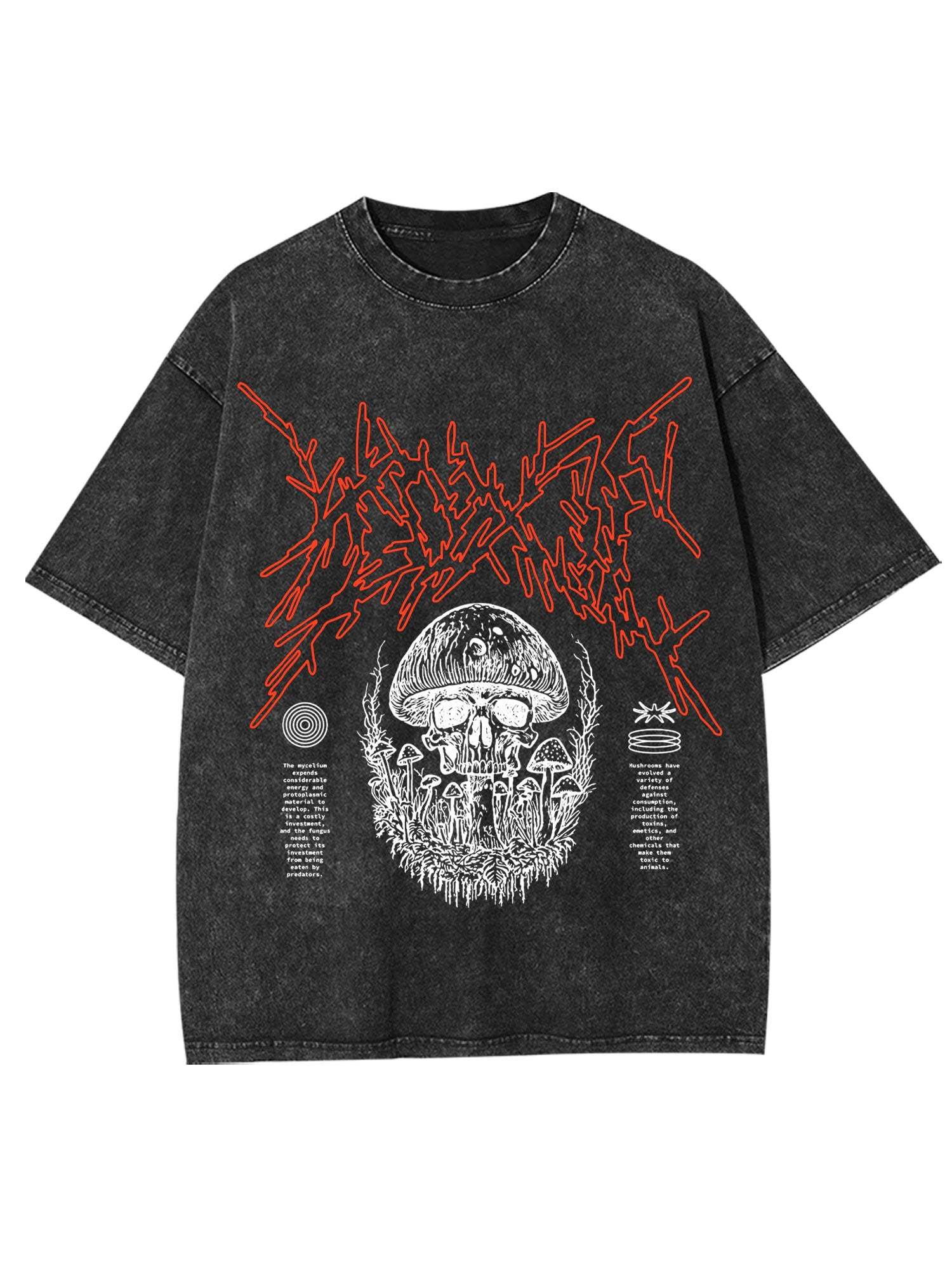 Toxic Mushroom Washed Tshirt