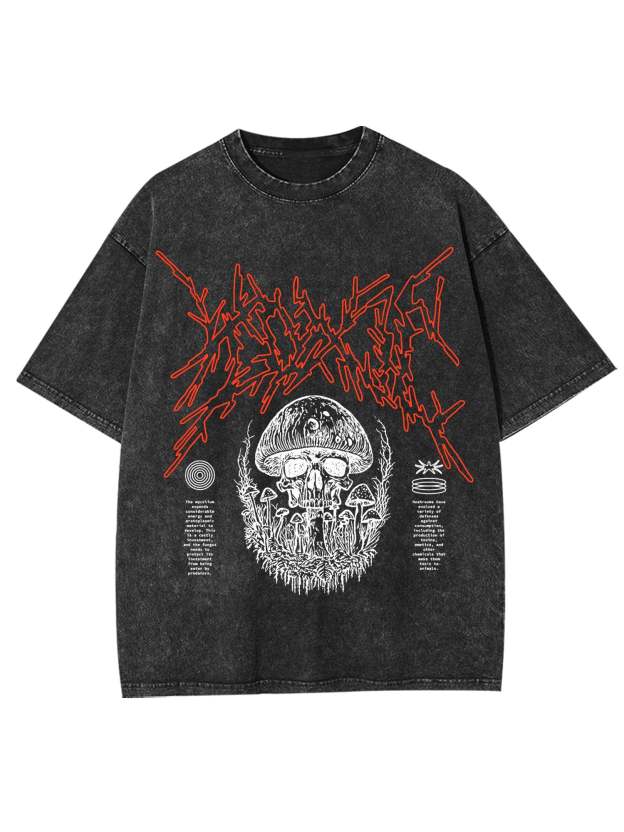 Toxic Mushroom Washed Tshirt