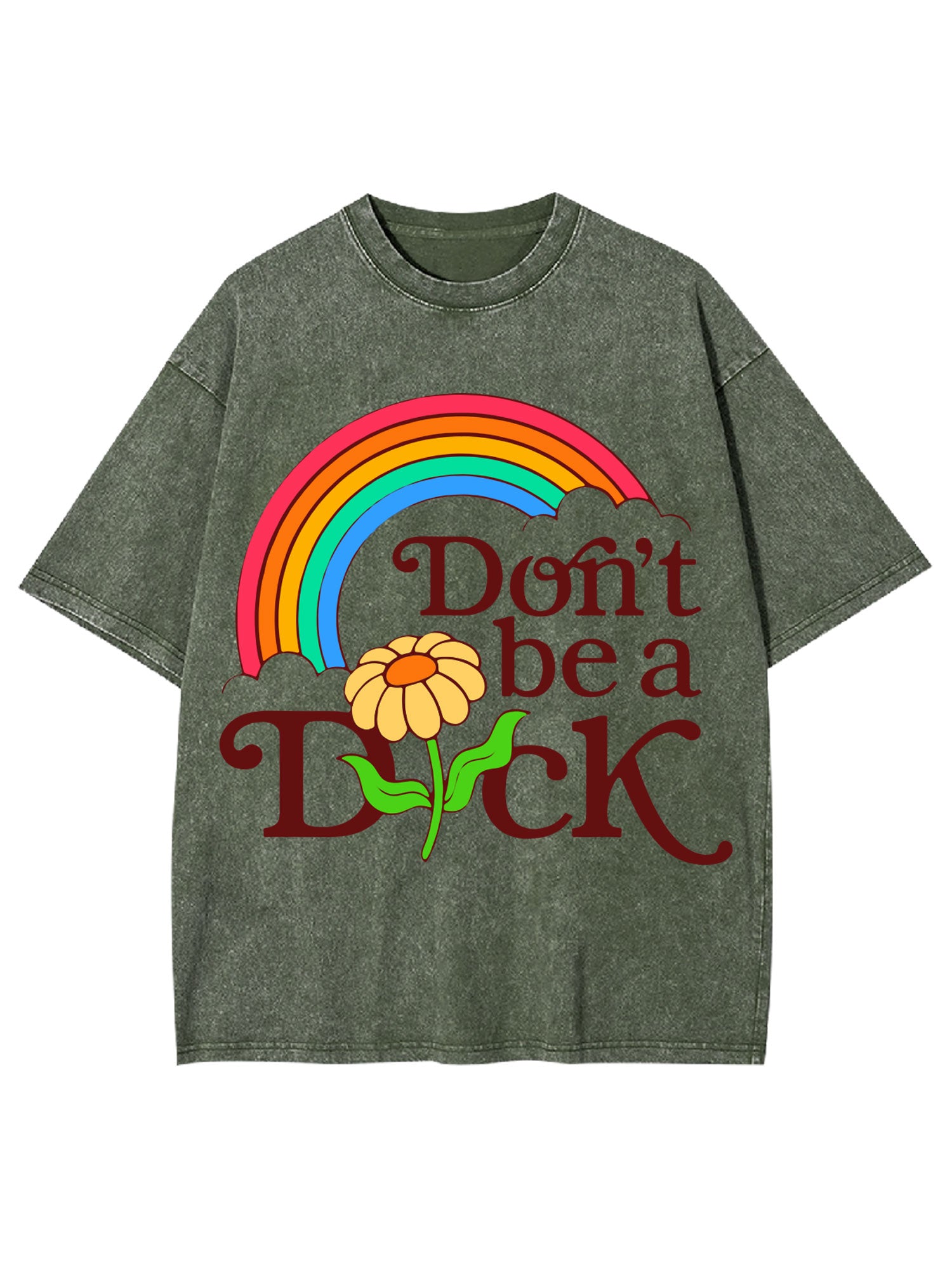 DON'T BE A DICK WASHED TSHIRT