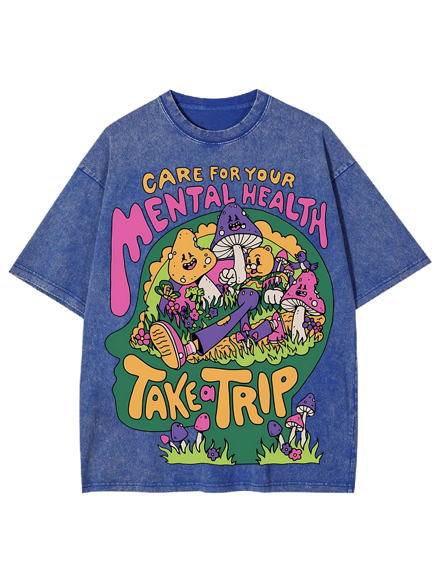 Care For Your Mental Health Washed Tshirt