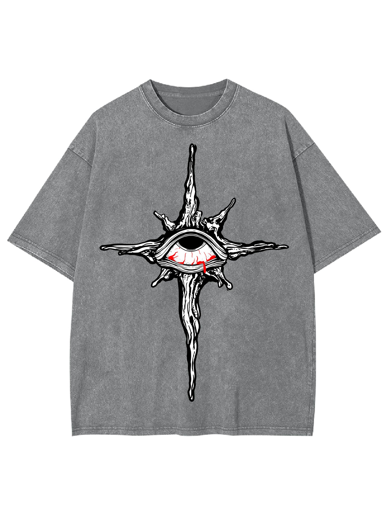 The Cross Of Bleeding Eye Washed Tshirt