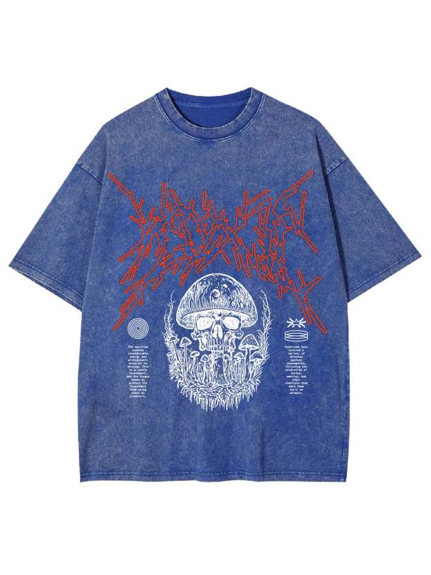 Toxic Mushroom Washed Tshirt