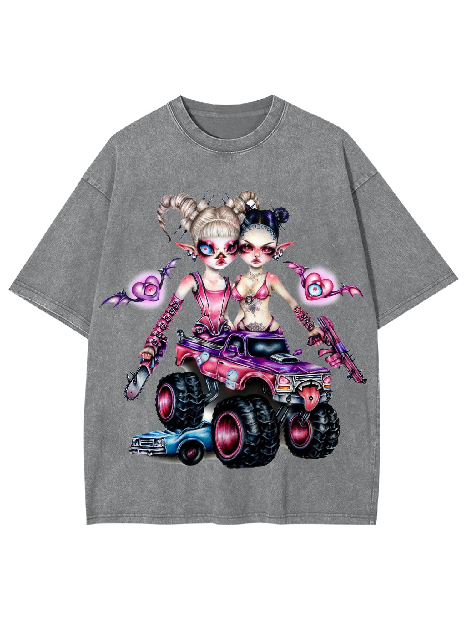 Rebel Fairy Riders Washed Tshirt