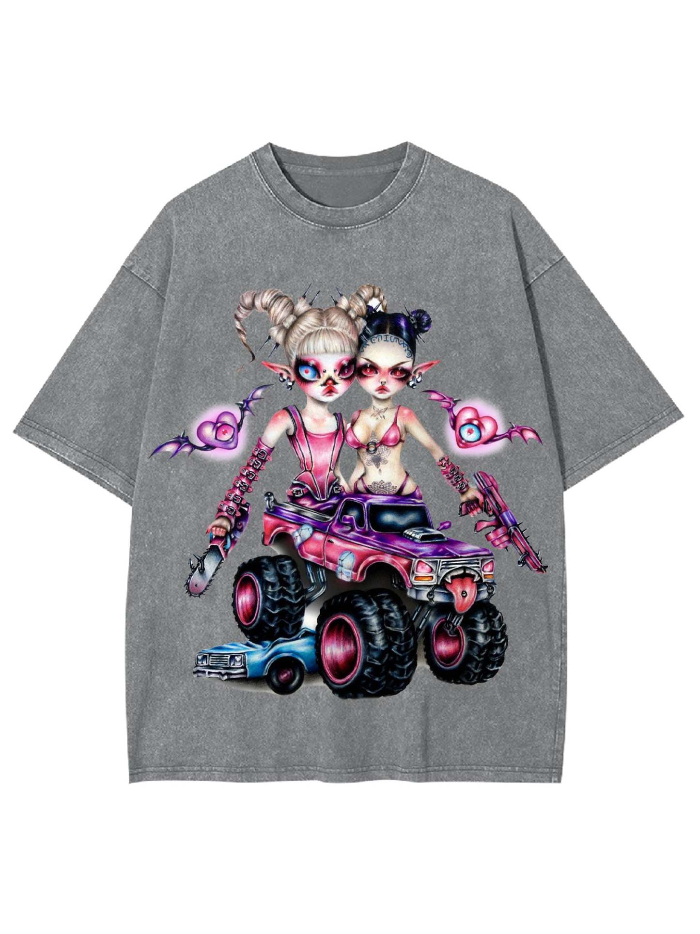 Rebel Fairy Riders Washed Tshirt