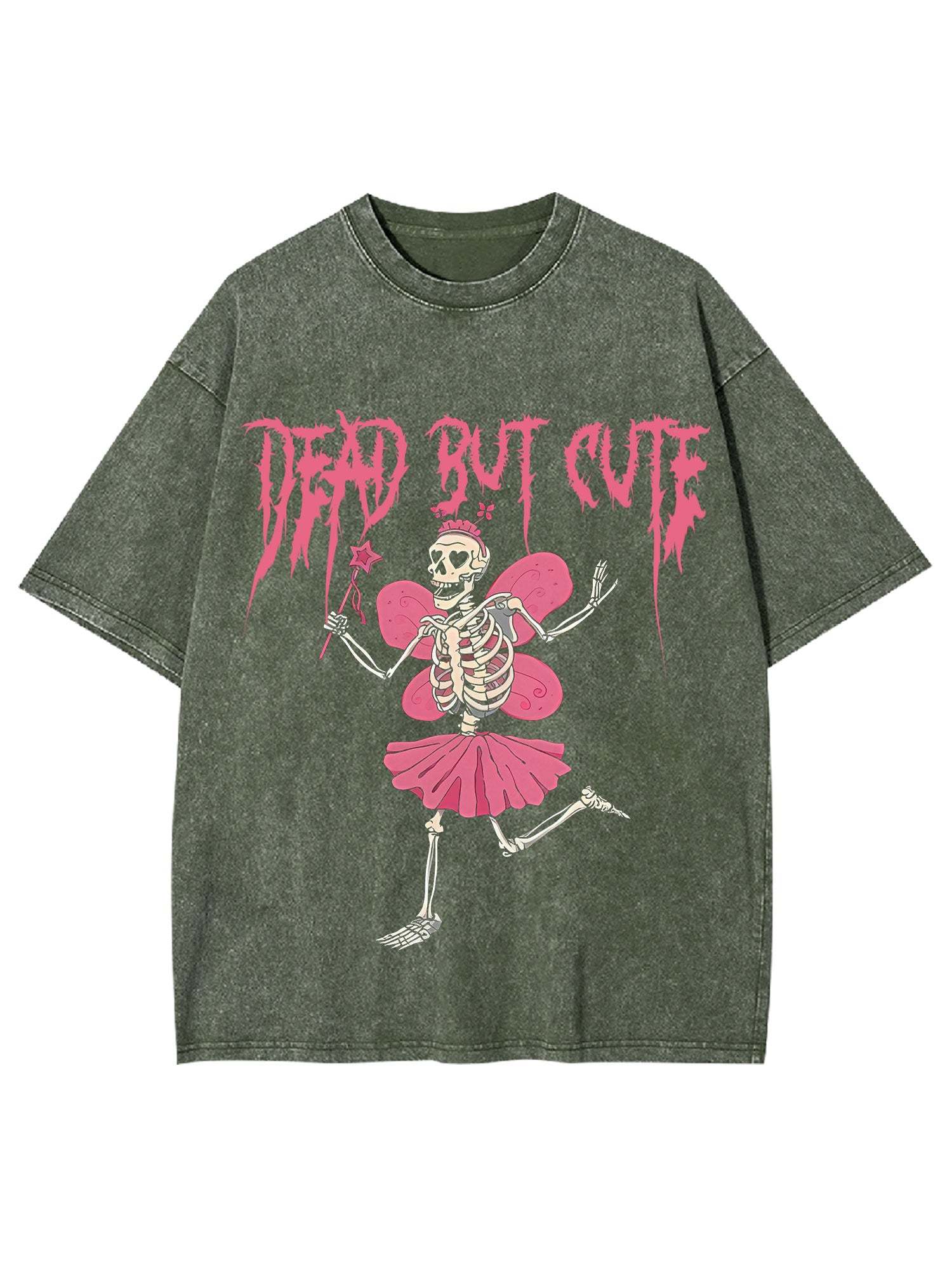 Dead But Cute Washed Tshirt