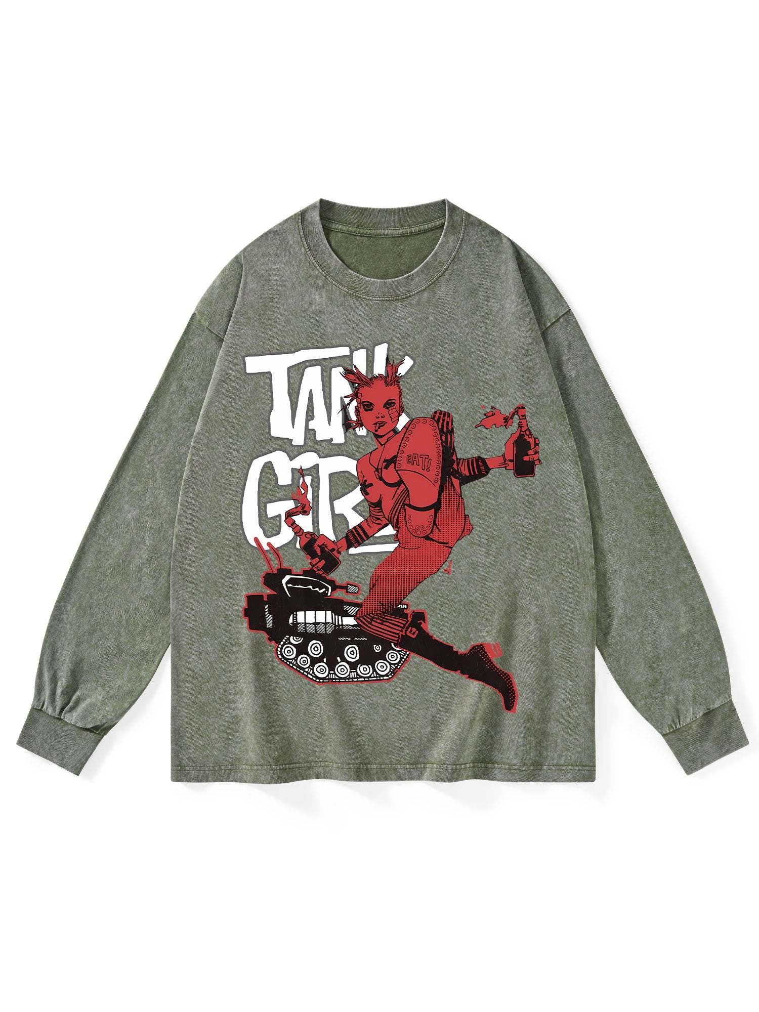 Tank Girl Long-Sleeve Tshirt-ClassyOutlaw Sale