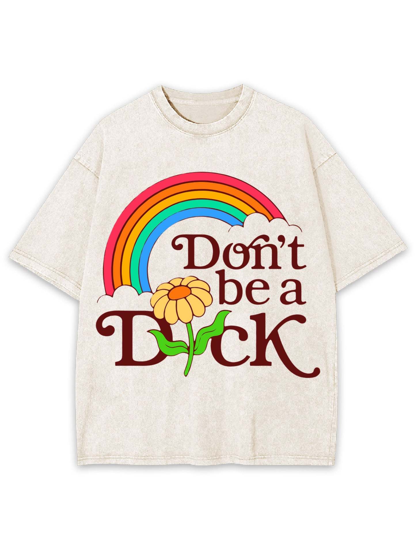 DON'T BE A DICK WASHED TSHIRT