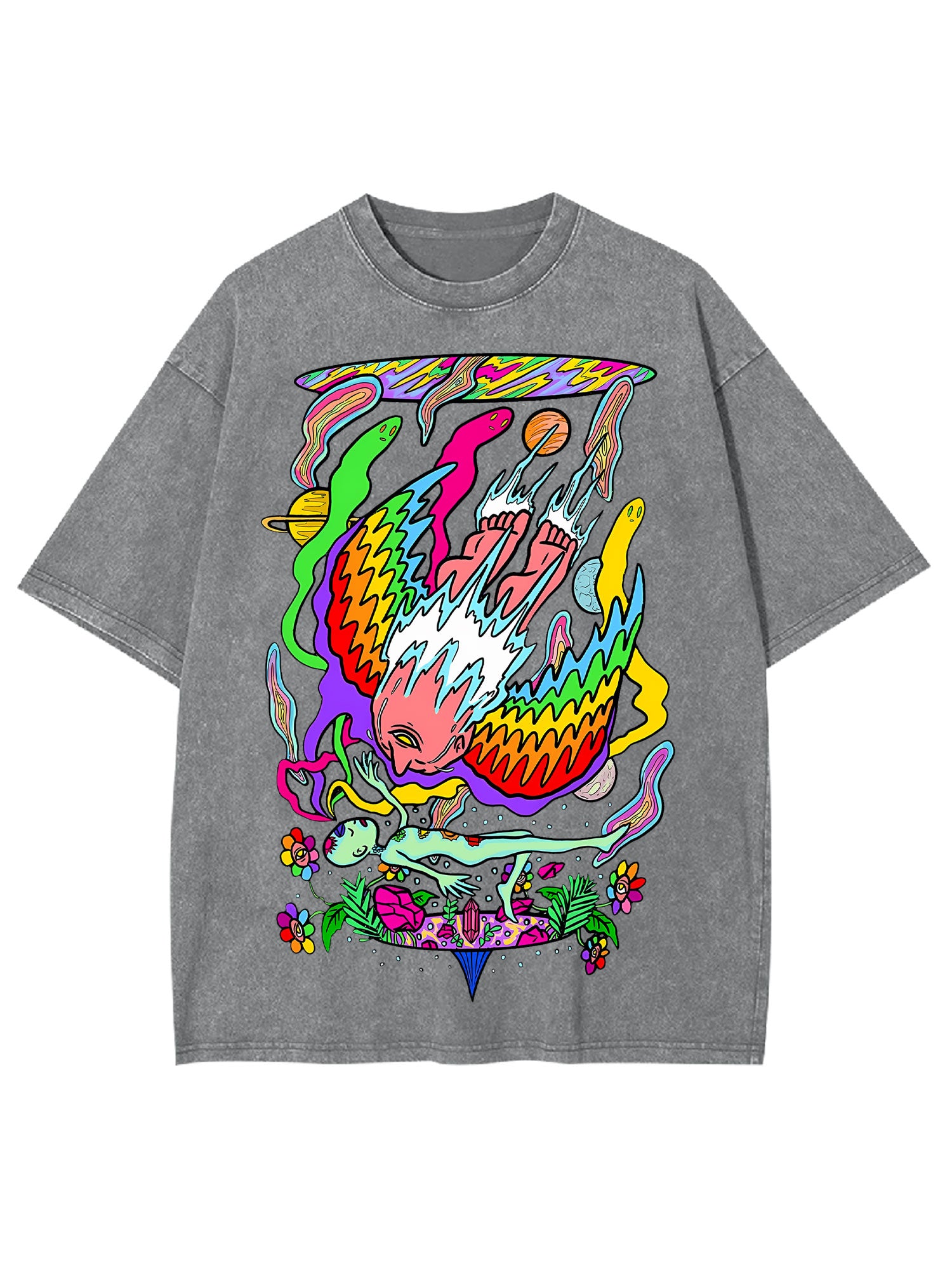 SPIRITUAL REALMS WASHED TSHIRT