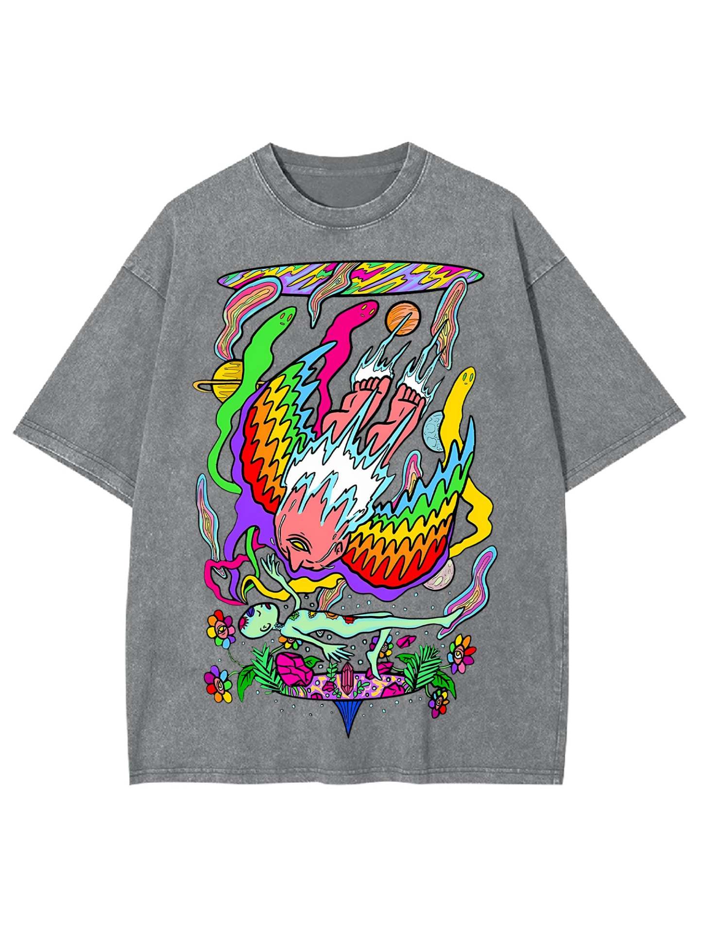 SPIRITUAL REALMS WASHED TSHIRT