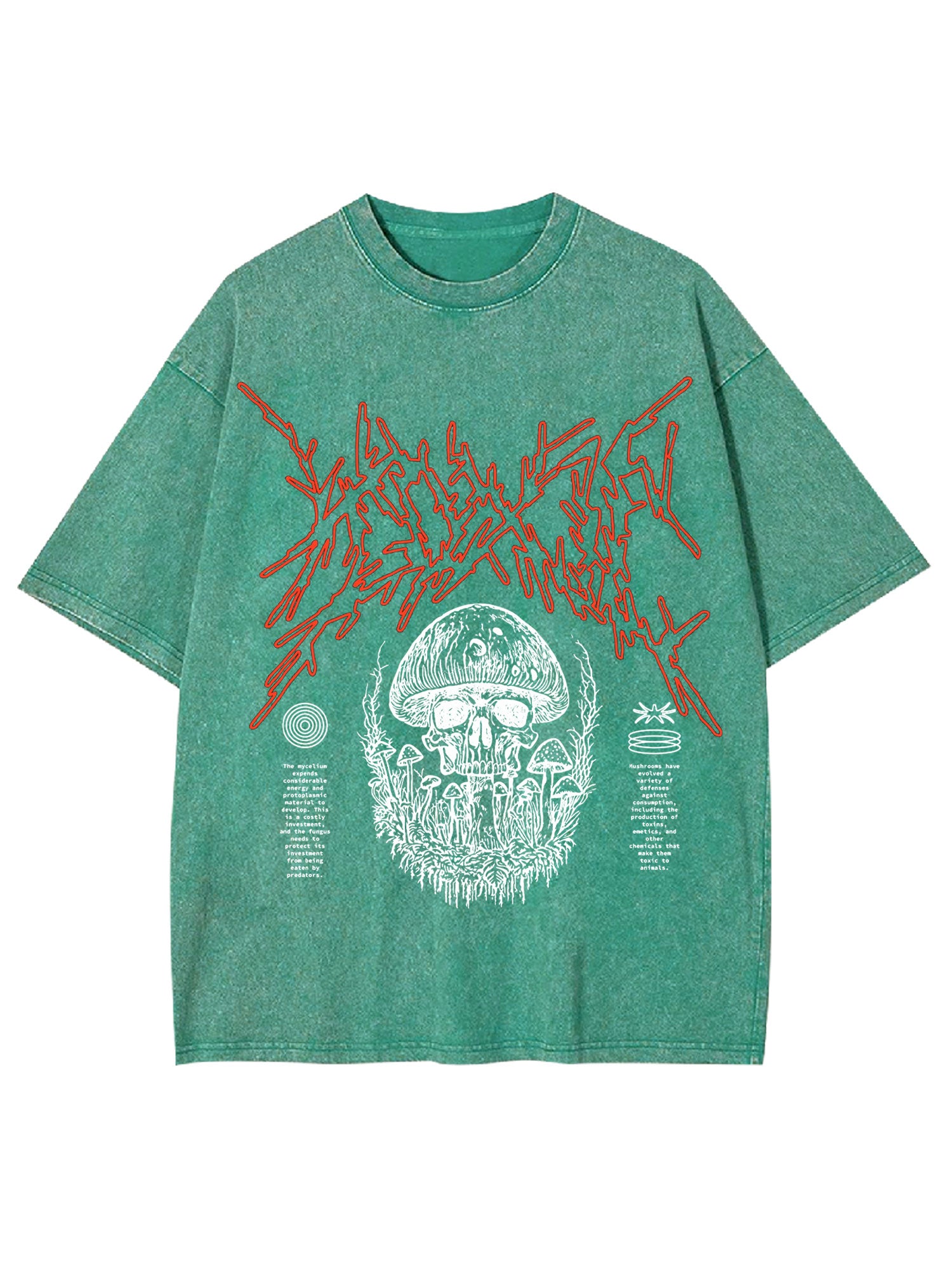 Toxic Mushroom Washed Tshirt