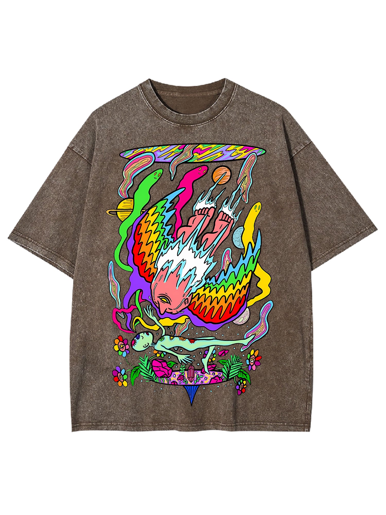 SPIRITUAL REALMS WASHED TSHIRT