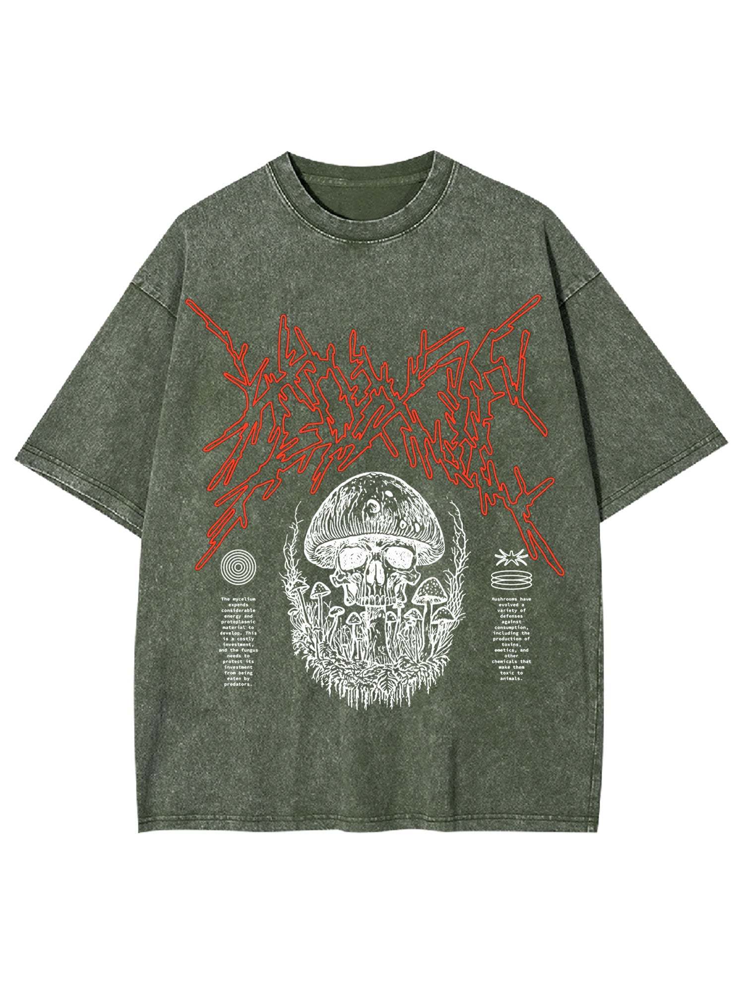 Toxic Mushroom Washed Tshirt