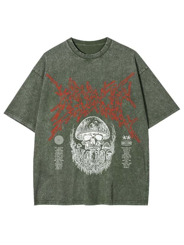 Toxic Mushroom Washed Tshirt