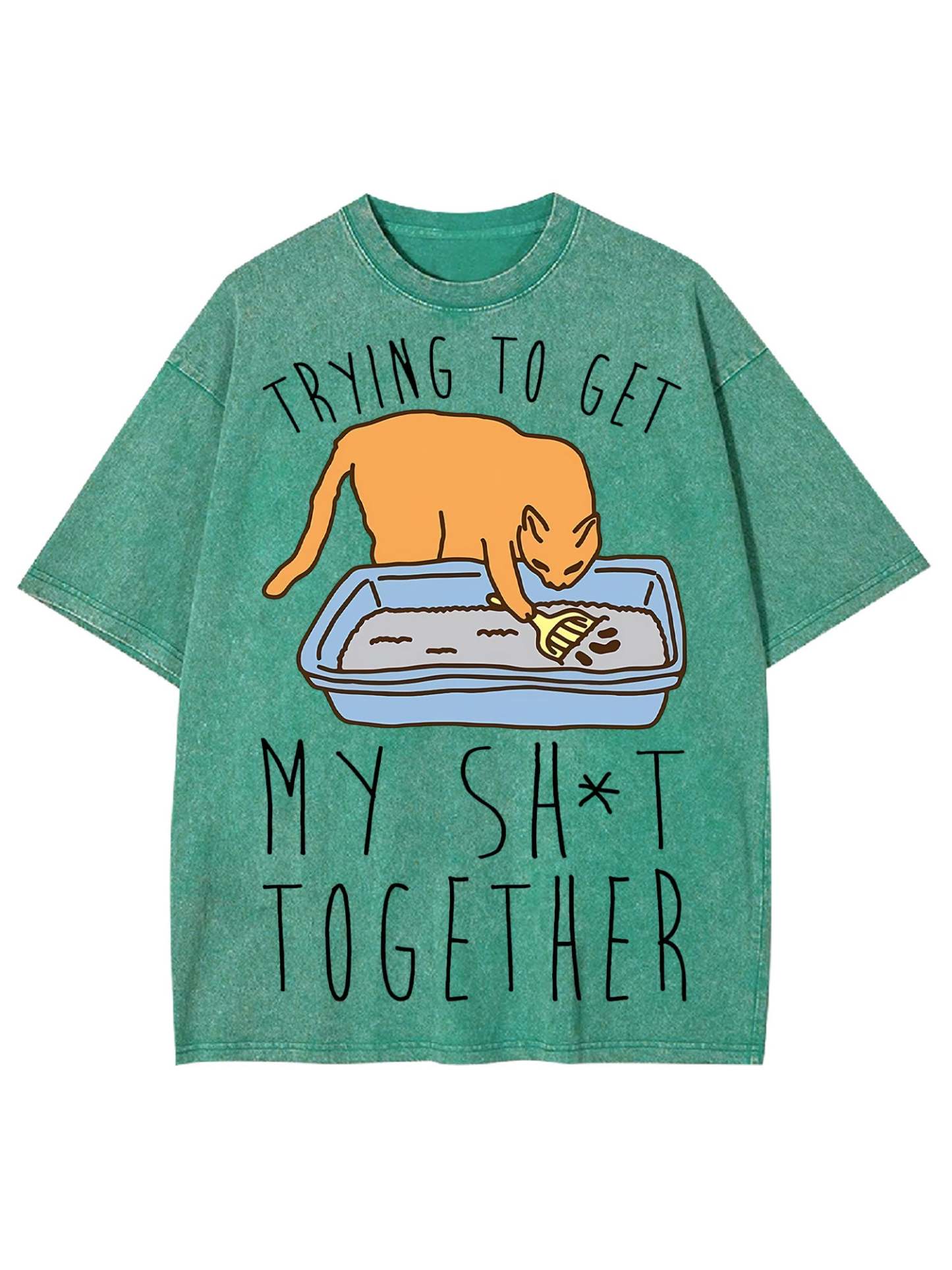 Get My Shit Together Washed Tshirt