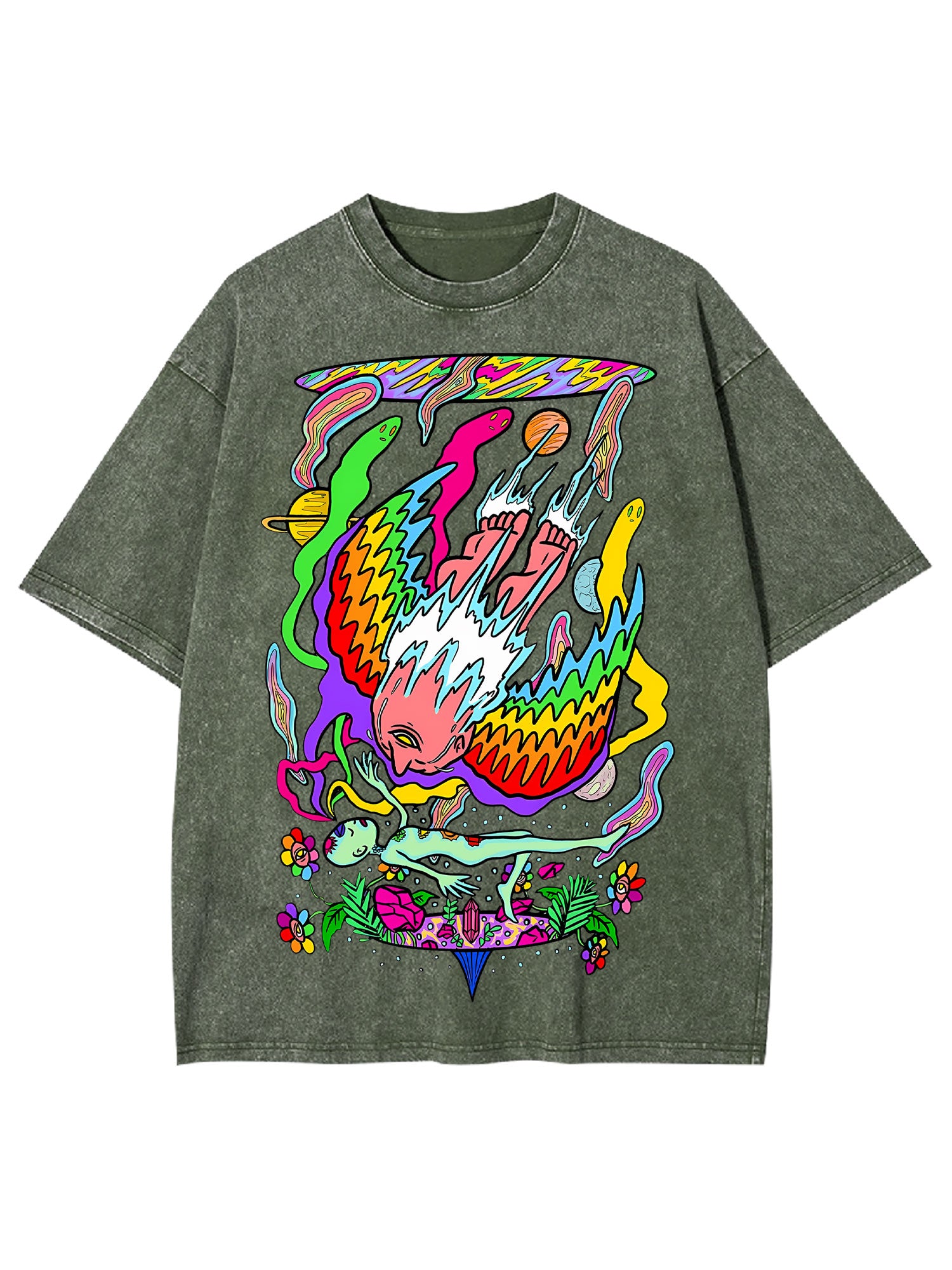 SPIRITUAL REALMS WASHED TSHIRT