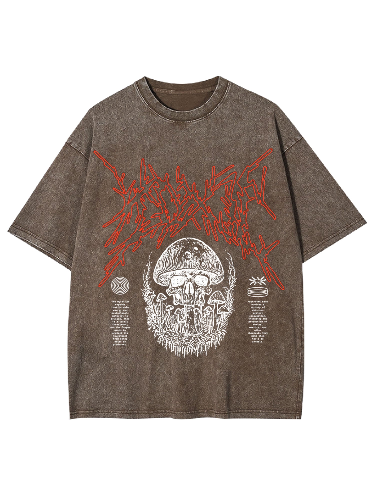Toxic Mushroom Washed Tshirt