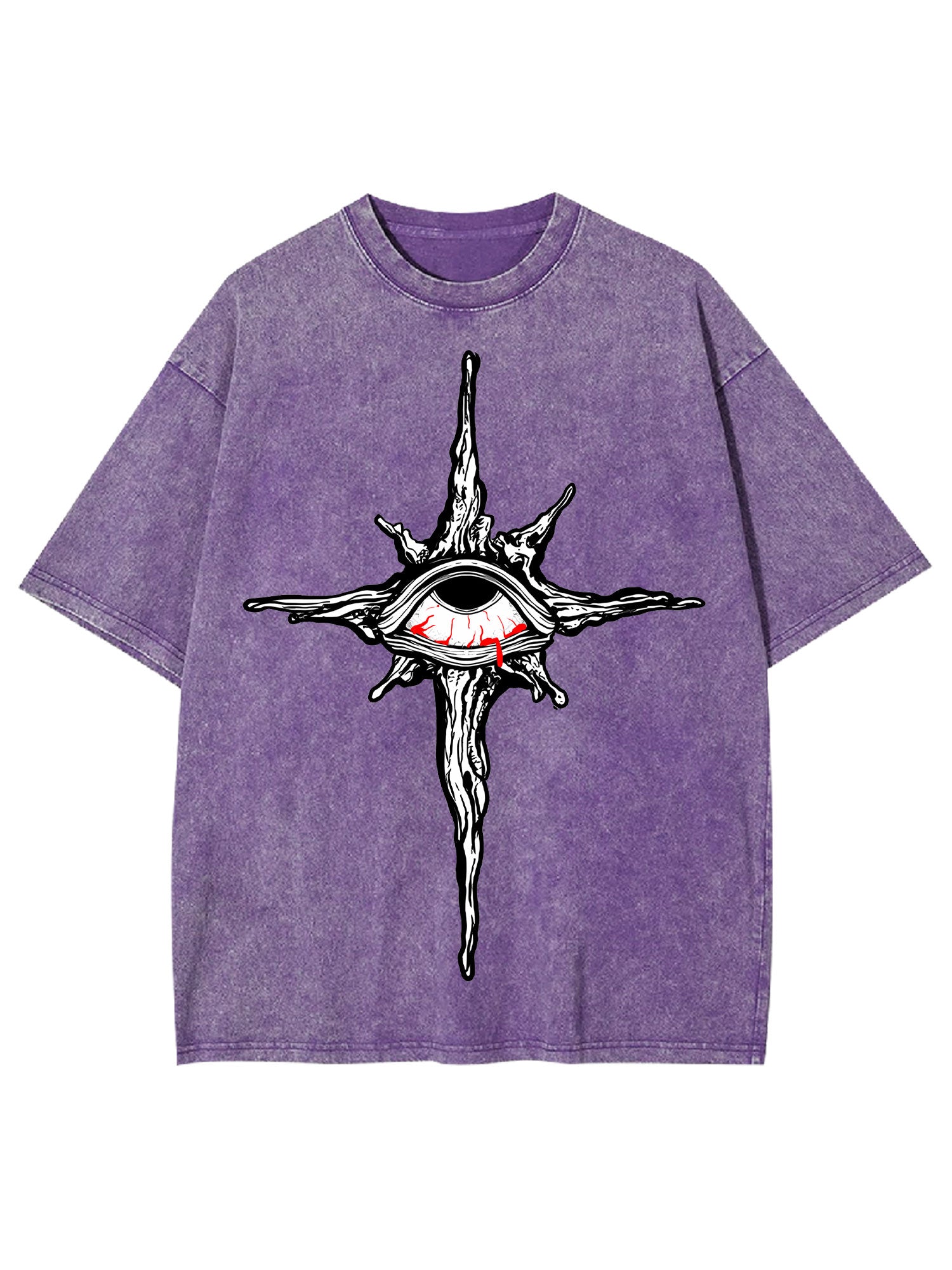The Cross Of Bleeding Eye Washed Tshirt