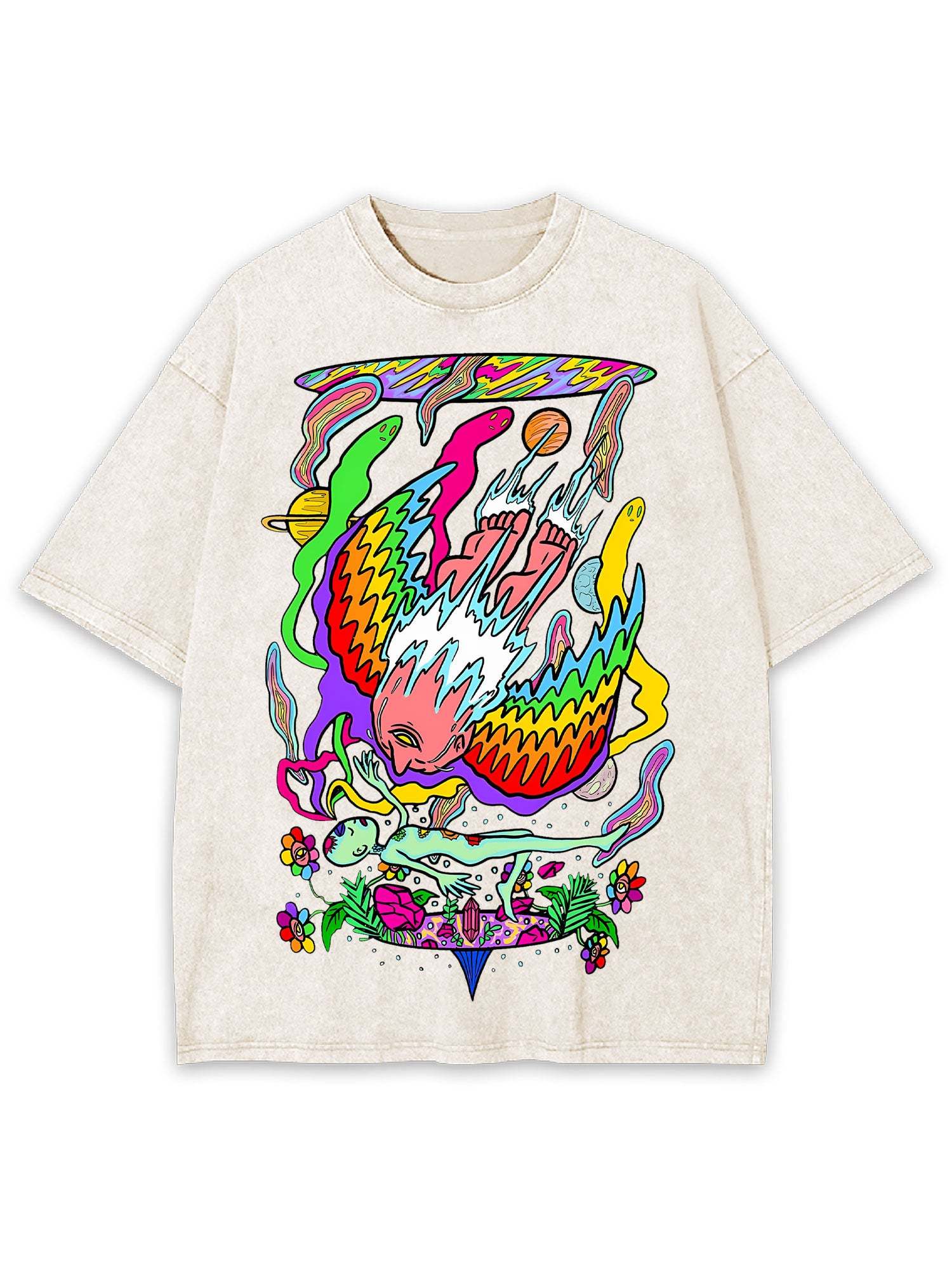 SPIRITUAL REALMS WASHED TSHIRT