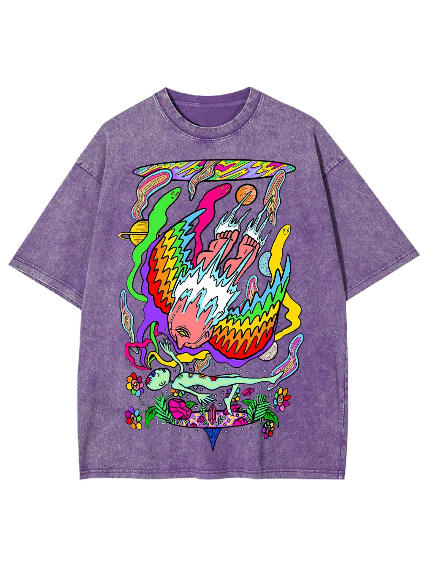 SPIRITUAL REALMS WASHED TSHIRT