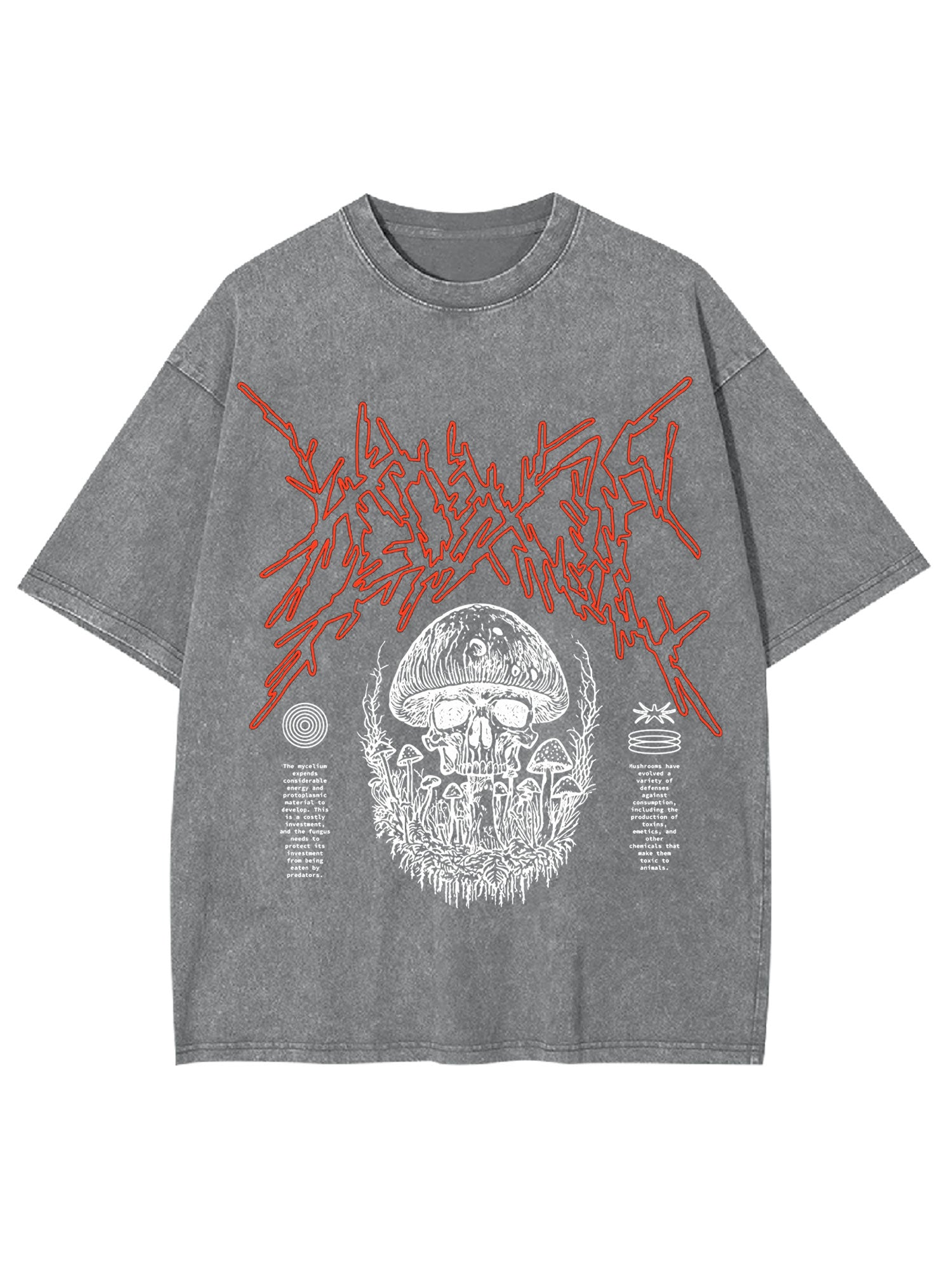Toxic Mushroom Washed Tshirt