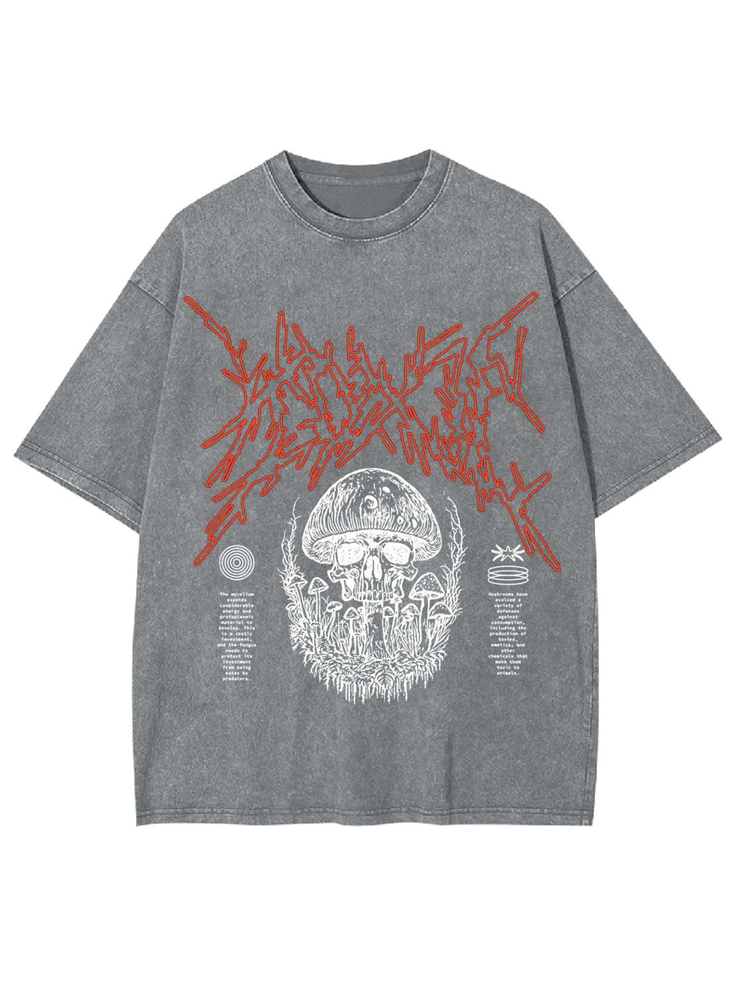 Toxic Mushroom Washed Tshirt
