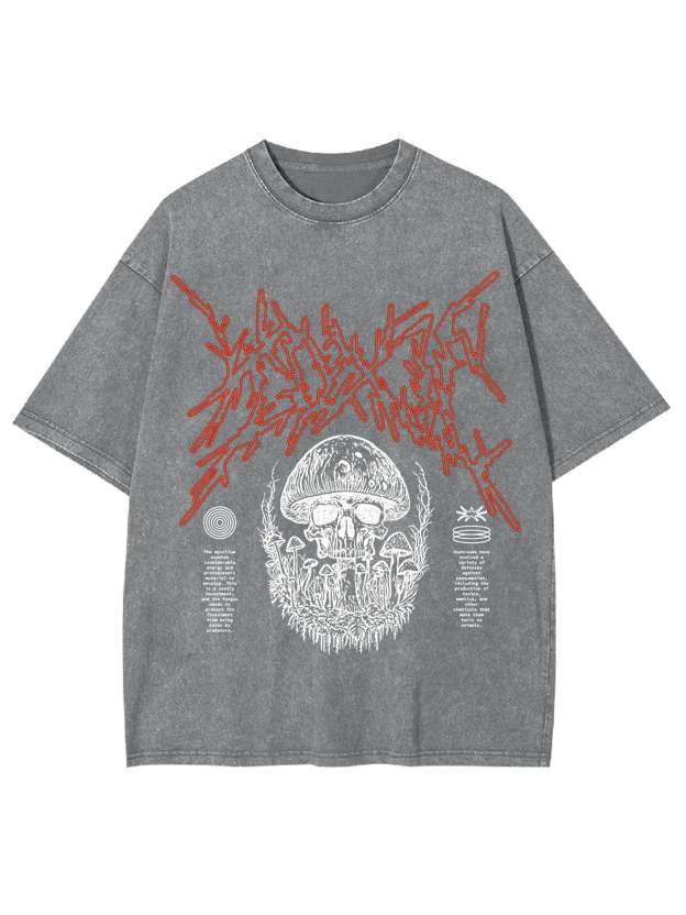 Toxic Mushroom Washed Tshirt