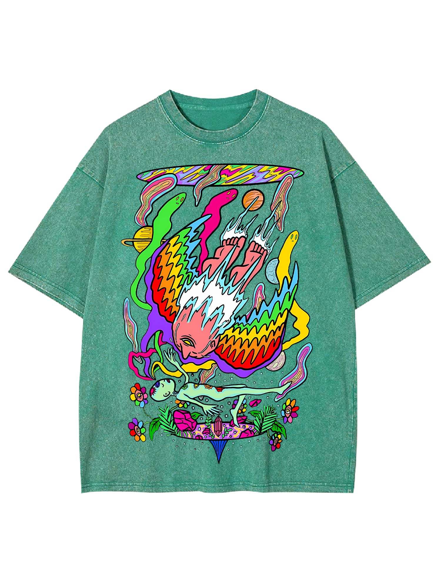 SPIRITUAL REALMS WASHED TSHIRT