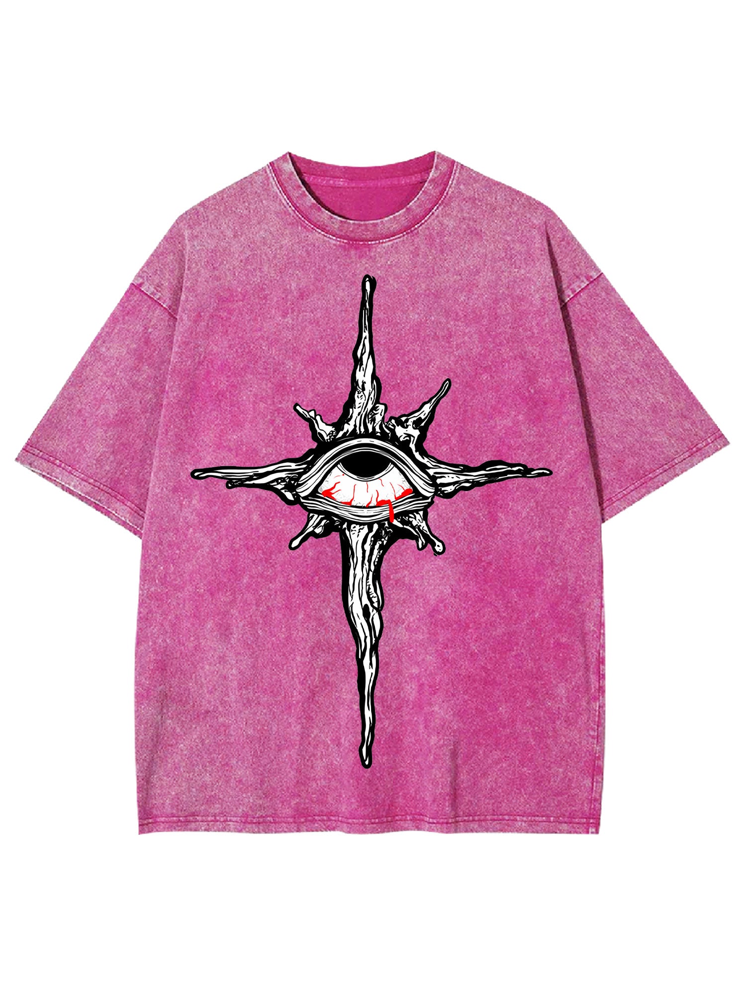 The Cross Of Bleeding Eye Washed Tshirt