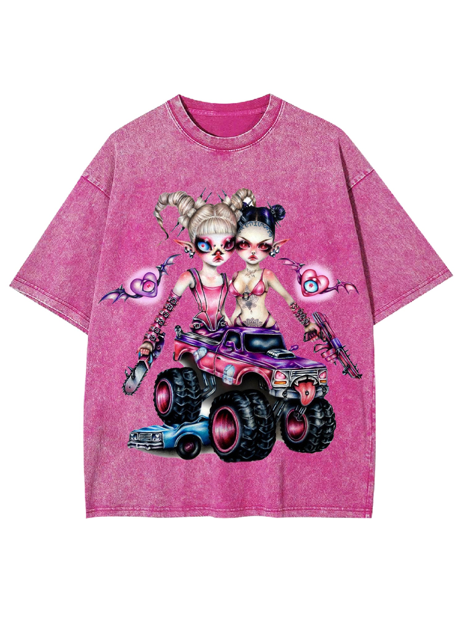 Rebel Fairy Riders Washed Tshirt