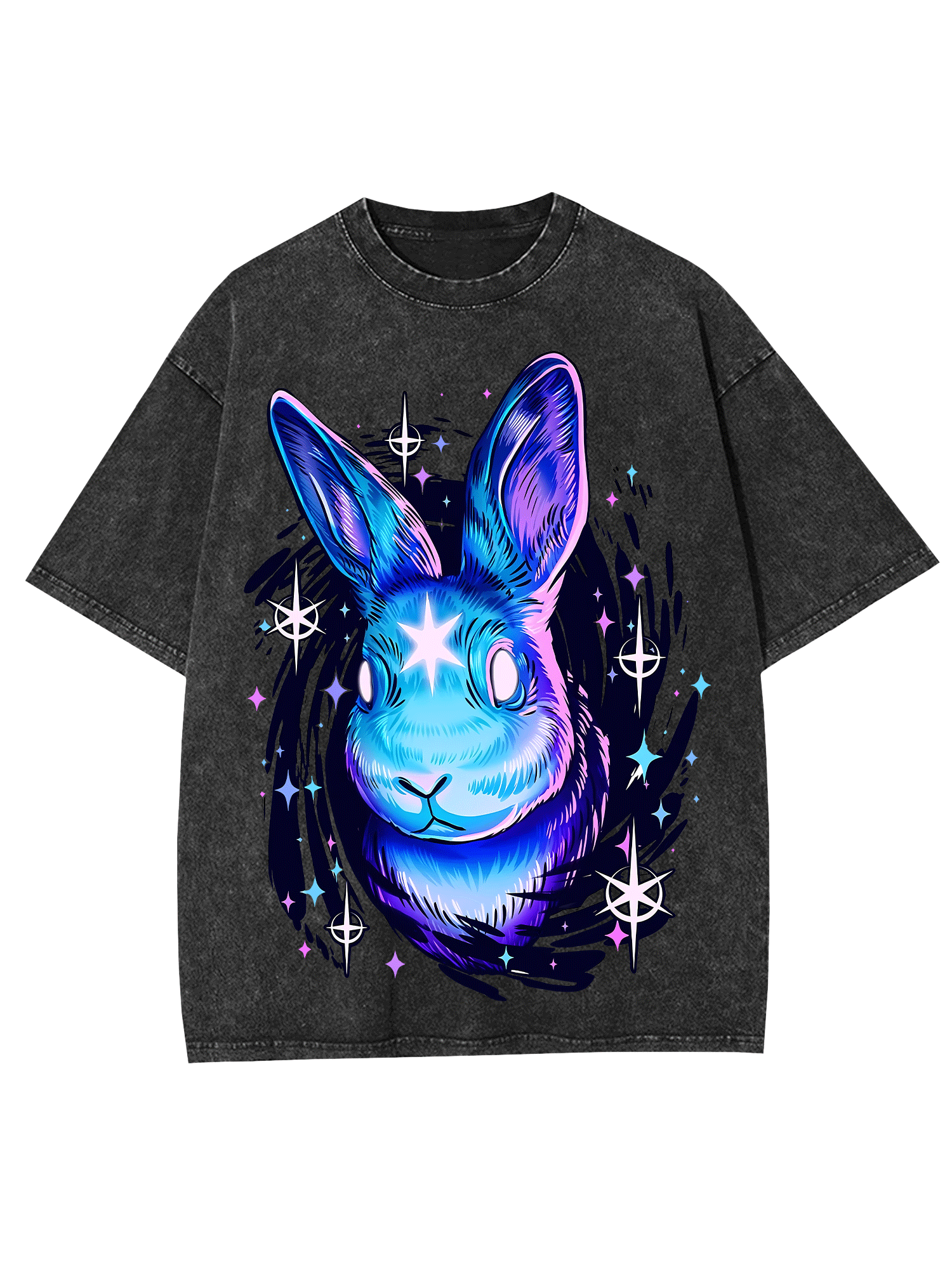 Black Rabbit Hole Washed Tshirt