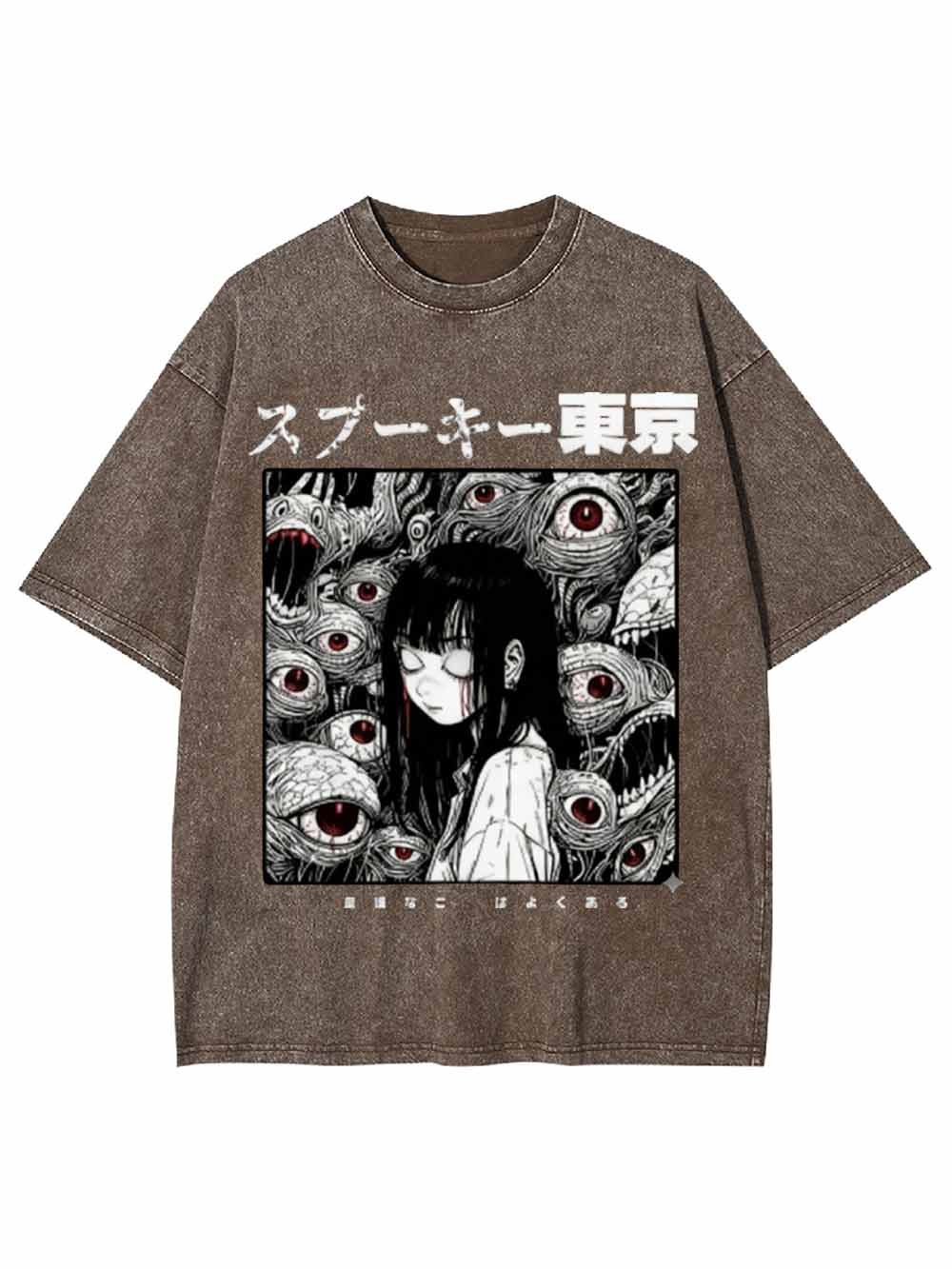 Weird Urban Eyes Washed Tshirt