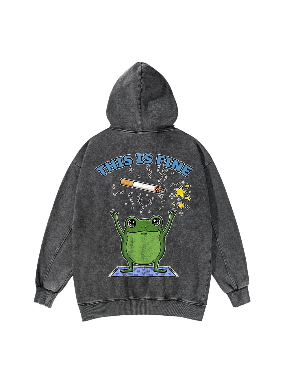 FROG CHAOS WASHED HOODIE