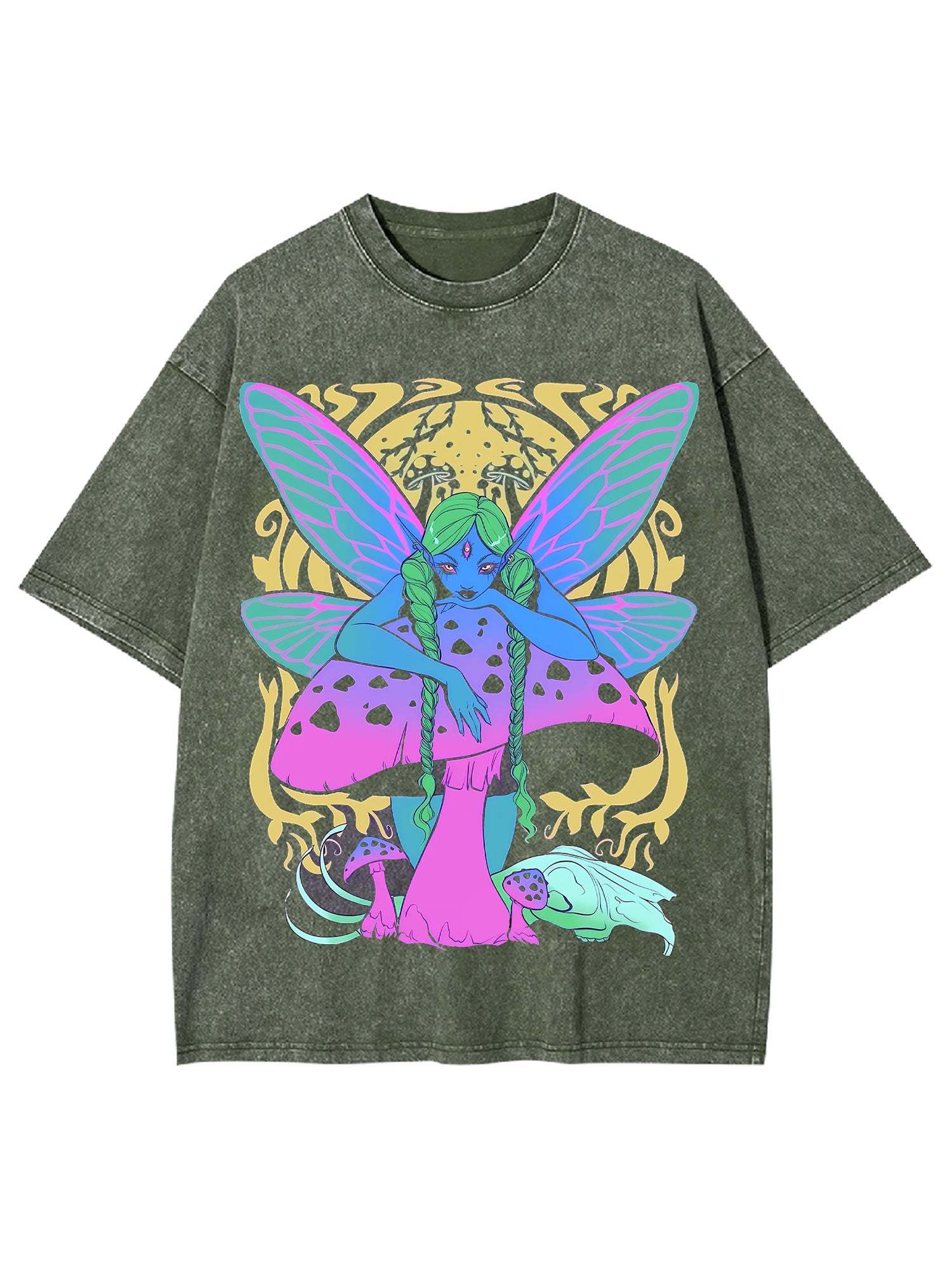 Shroom Sorceress Washed Tshirt